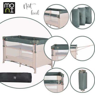 Moni Детска кошара Next Level зелен (3800146249502)