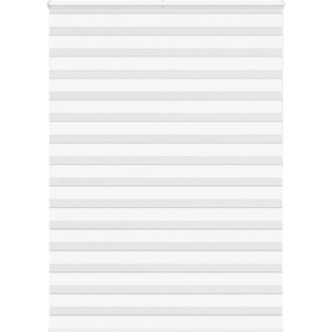 vidaXL Зеброва щора бял 165x200 см Ширина на плата 160, 9 см полиестер (4014794)