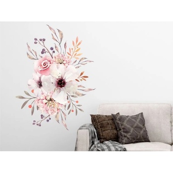 Букет в нежни пастелни цветове - 64х50 см (318211)