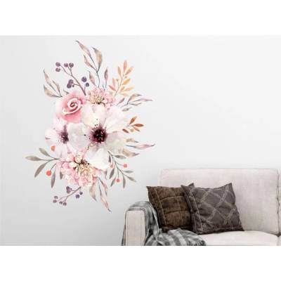 Букет в нежни пастелни цветове - 64х50 см (318211)