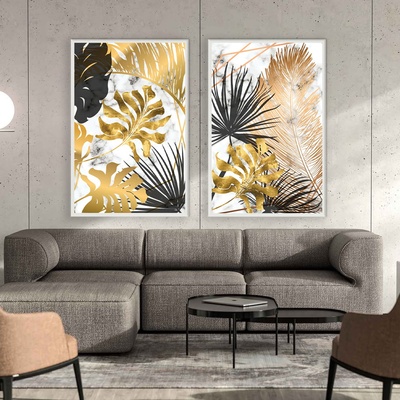 Decono Картини Златен tропик