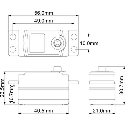 Kyosho Servo Le Mans 40S KS4241-08M Low Profile