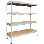 Carmen Метален стелаж MEGA 177x200x45 см, до 500 кг на рафт - цинк (3580514_1) - xmall