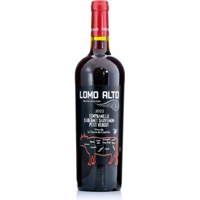 Lomo Alto Tempranillo Cabernet Petit 13,5% 0,75 l (holá láhev)