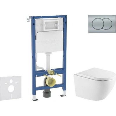 Geberit Duofix s tlačidlom Delta01 SANI11CA2114