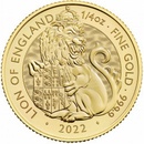 The Royal Zlatá minca Tudor Beasts The Lion 2022 1/4 oz