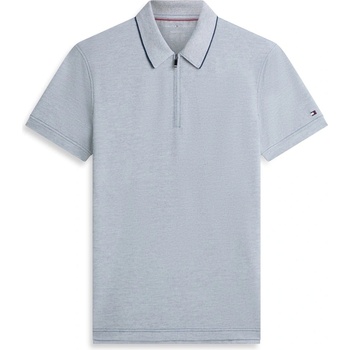Tommy Hilfiger Блуза с яка Tommy Hilfiger Men's DC Zipped Short Sleeve Polo Shirt - Navy Iris/White