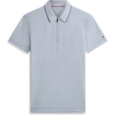 Tommy Hilfiger Блуза с яка Tommy Hilfiger Men's DC Zipped Short Sleeve Polo Shirt - Navy Iris/White