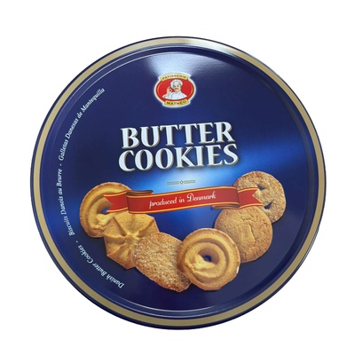 Patisserie matheo БИСКВИТИ МЕТАЛНА КУТИЯ МАСЛЕНИ 454 ГР