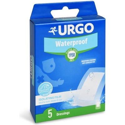 Urgo Waterproof vodeolná náplasť Aquafilm 5 ks