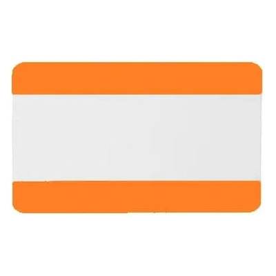 Samolepicí vyznačovací kapsy WT-5118, 1/2 A4 uzavřená – PVC, oranžová, 323×187 mm, balení 10 ks
