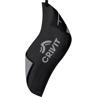 Crivit uterák s magnetickou sponou 90 x 40 cm sivá
