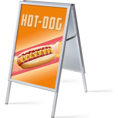 Jansen Display Set reklamního áčka A1, Hot Dog, francouzština, 639 x 1094 mm