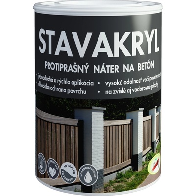 Stavakryl 7 kg červenohnedá