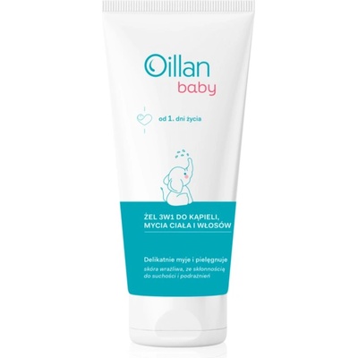Oillan Baby Gentle Body Wash детски миещ гел и шампоан 3 в 1 200ml
