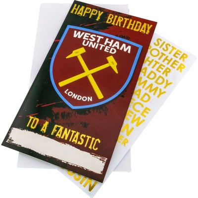 Fan-shop Blahopřání WEST HAM UNITED Personalised