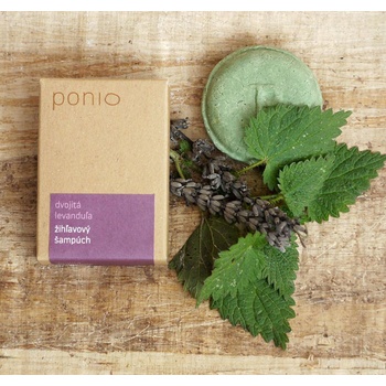 Ponio tuhý šampon kopřivový Dvojitá levandule 30 g