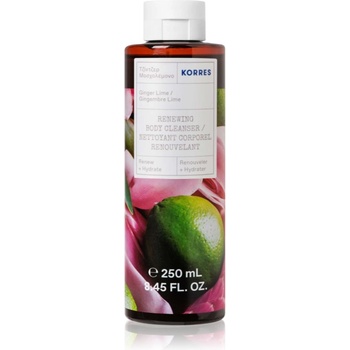 KORRES Ginger Lime хидратиращ душ гел 250ml