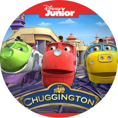 1x Chuggington – Wilson v čele s Koko a Brewsterem – jedlý papír na dort – Hledejceny.cz
