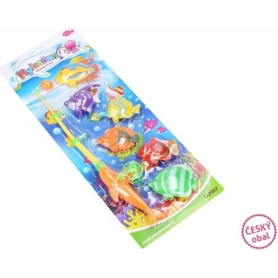 Wiky Lovenie rybiek magnetická udička 40 cm Český obal