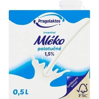 Pragolaktos Trvanlivé polotučné mléko 1,5% 0,5 l – Sleviste.cz