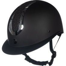HKM Helma jezdecká Illusion black shiny silver