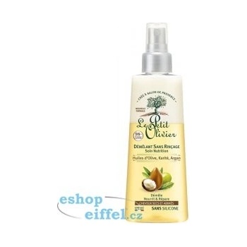 Le Petit Olivier bezoplachový kondicionér ve spreji Olivový olej Bambucké máslo a Arganový olej 150 ml