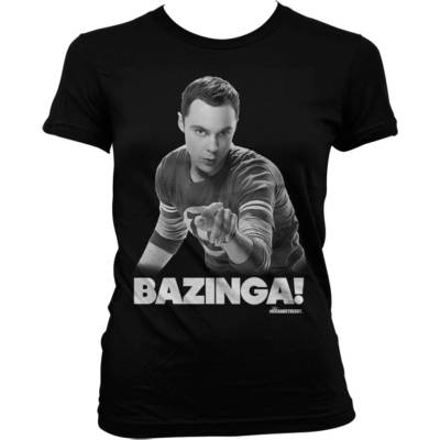 HYBRIS дамска тениска Big Bang Theory - Sheldon Says BAZINGA! - HYBRIS - WB-5-TBBT010-H29-15