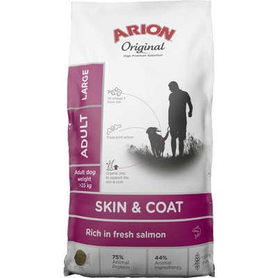 Arion Original Skin & Coat velké lososové 12 kg