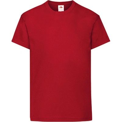 Fruit of the Loom Dětské triko 61-019-0 Brick Red