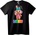 NOONEBRAND Тениска Labubu Карикатура - S, Black