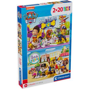 Clementoni Пъзел Clementoni от 2 x 20 части - Пес Патрул (24779)