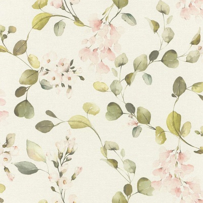 RASCH 582215 Vliesová tapeta na zeď Peonies, rozměry 0,53 x 10,05 m