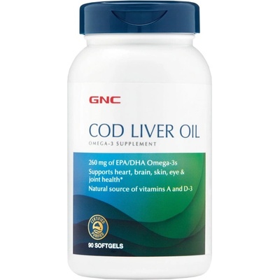 GNC Cod Liver Oil [90 Гел капсули]
