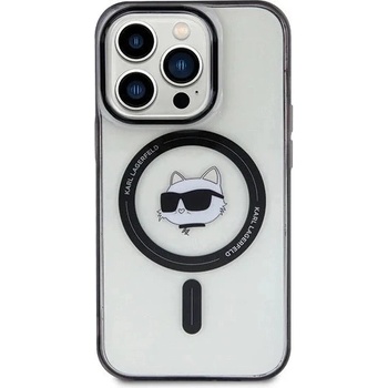 KARL LAGERFELD Кейс Karl Lagerfeld IML Choupette's Head MagSafe за iPhone 15 Pro, прозрачен (KF001724-0)