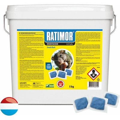 UNICHEM RATIMOR měkká návnada Brodifacoum 5 kg