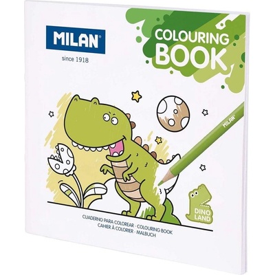 Milan Книжка за оцветяване ''Страната на динозаврите (5525100207)