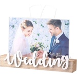 Takk Рамка за снимка Takk Woody - Wedding, 10 х 15 cm, бяла (706545)