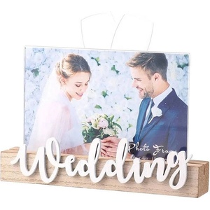 Takk Рамка за снимка Takk Woody - Wedding, 10 х 15 cm, бяла (706545)