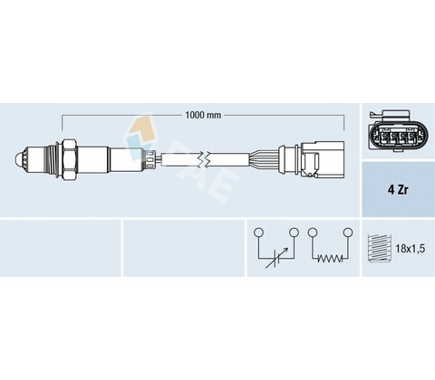 Lambda sonda FAE 77459