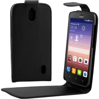 Image 1 of Huawei Y625 Dual Флип Кожен Калъф и Протектор