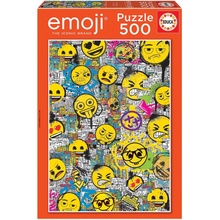 Educa EDU18485 Emoji Graffiti + fix lepidlo 500 dílků