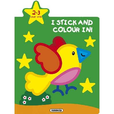 I stick and colour in! - Bird 2-3 year old