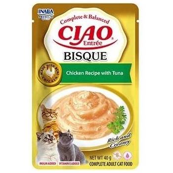 INABA cat ciao entrée биск от пиле и туна 40 г