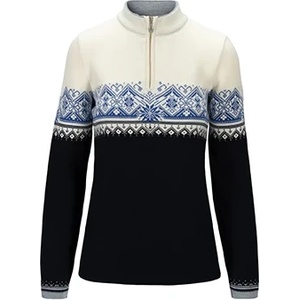 Dale of Norway Дамски вълнен пуловер Dale of Norway Women's St. Moritz Merino jumper - Navy / White / Ultramarine - размер XXL (105-0721-1015)