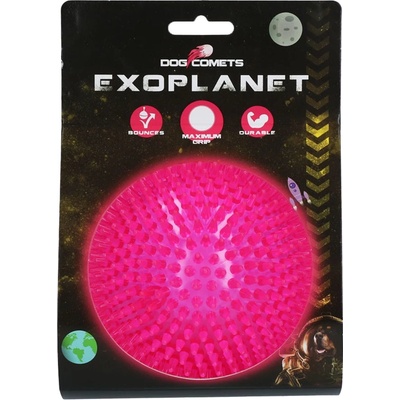 Dog Comets Exoplanet ježatý míč růžový 10 cm