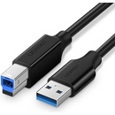 USB káble Ugreen US210 USB 3.0 A-B, 2m, černý