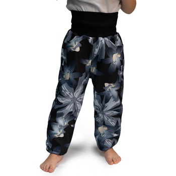 Esito Dětské softshellové oteplovačky na zimu Bloom černá