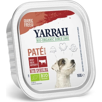 Yarrah 24x150г био говеждо с спирулина пастет Yarrah Wellness Bio