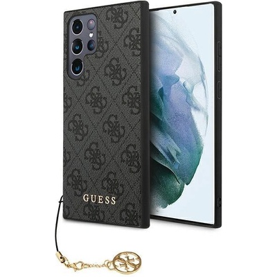 GUESS Кейс Guess GUHCS23LGF4GGR за Samsung Galaxy S23 Ultra, сив / сив, твърд, 4G Charms Collection (GUE002640-0)